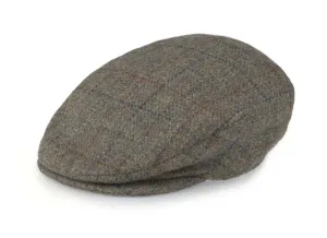 Vintage Tweed Cap - Beige Multi Checkered