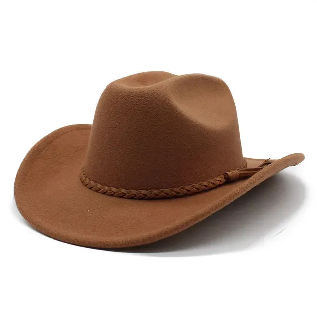 Vintage Western Cowboy Hat Wide Brim