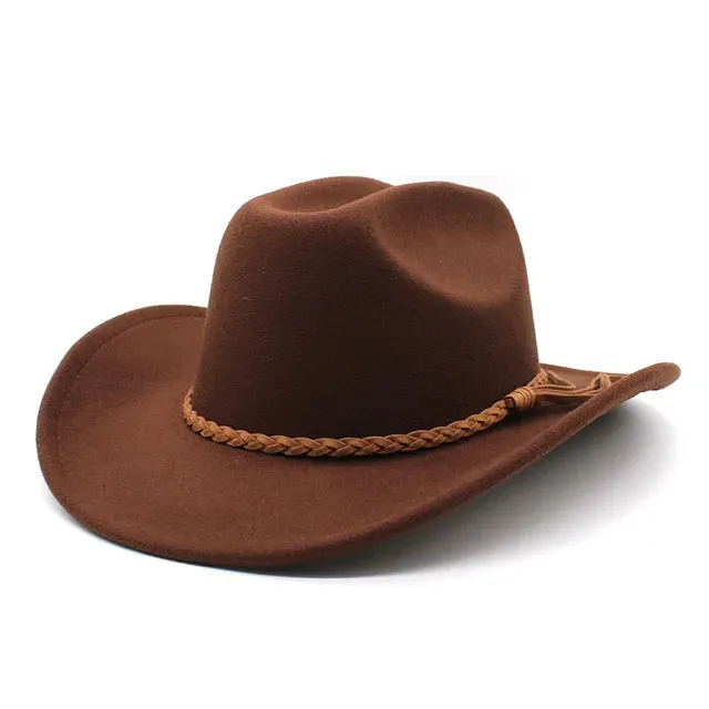 Vintage Western Cowboy Hat Wide Brim