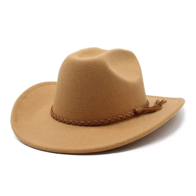 Vintage Western Cowboy Hat Wide Brim