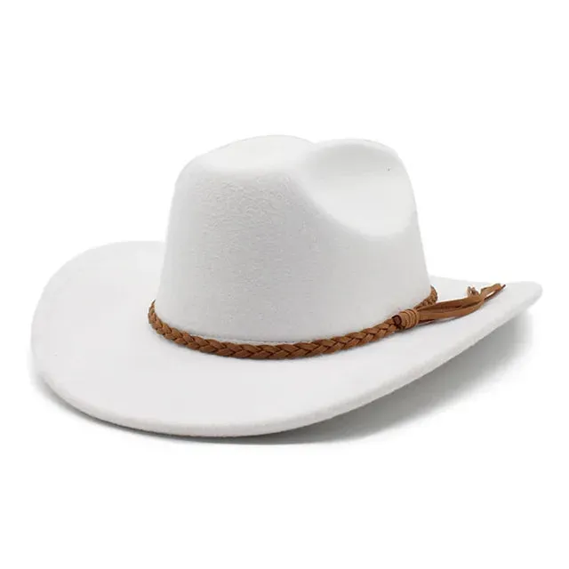 Vintage Western Cowboy Hat Wide Brim