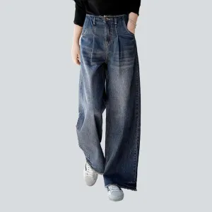 Vintage wide-leg women's jeans