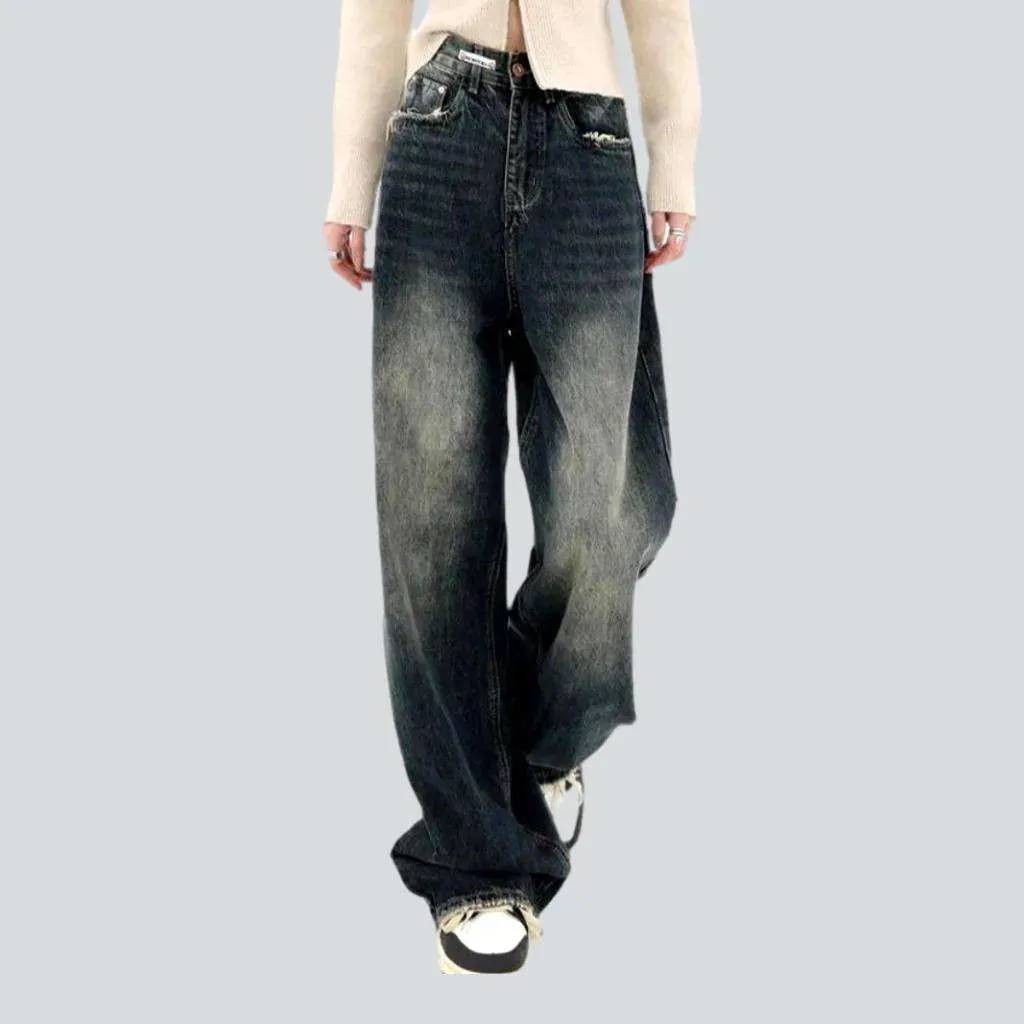 Vintage women's fashion jeans