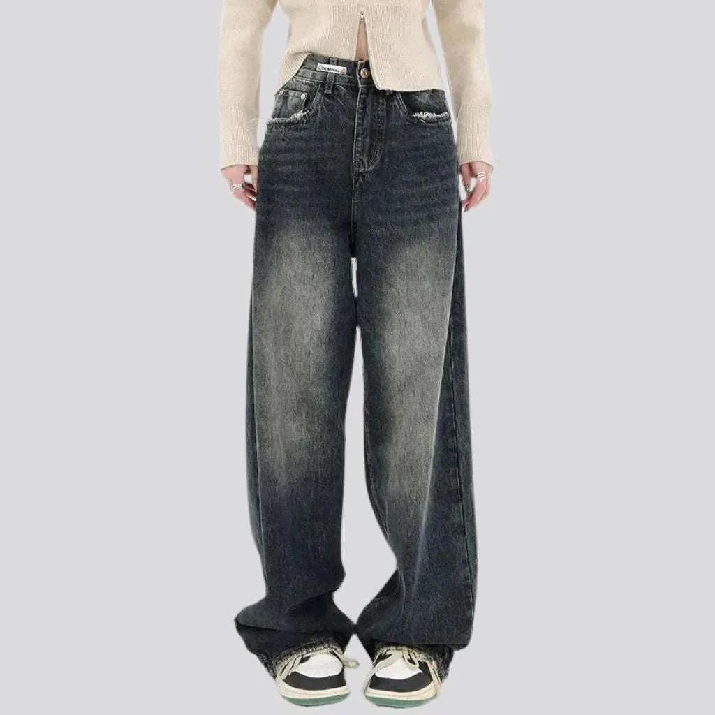 Vintage women's fashion jeans