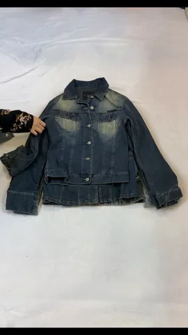 Vintage Y2K Denim Button-Up Jacket (GRV-11-030)