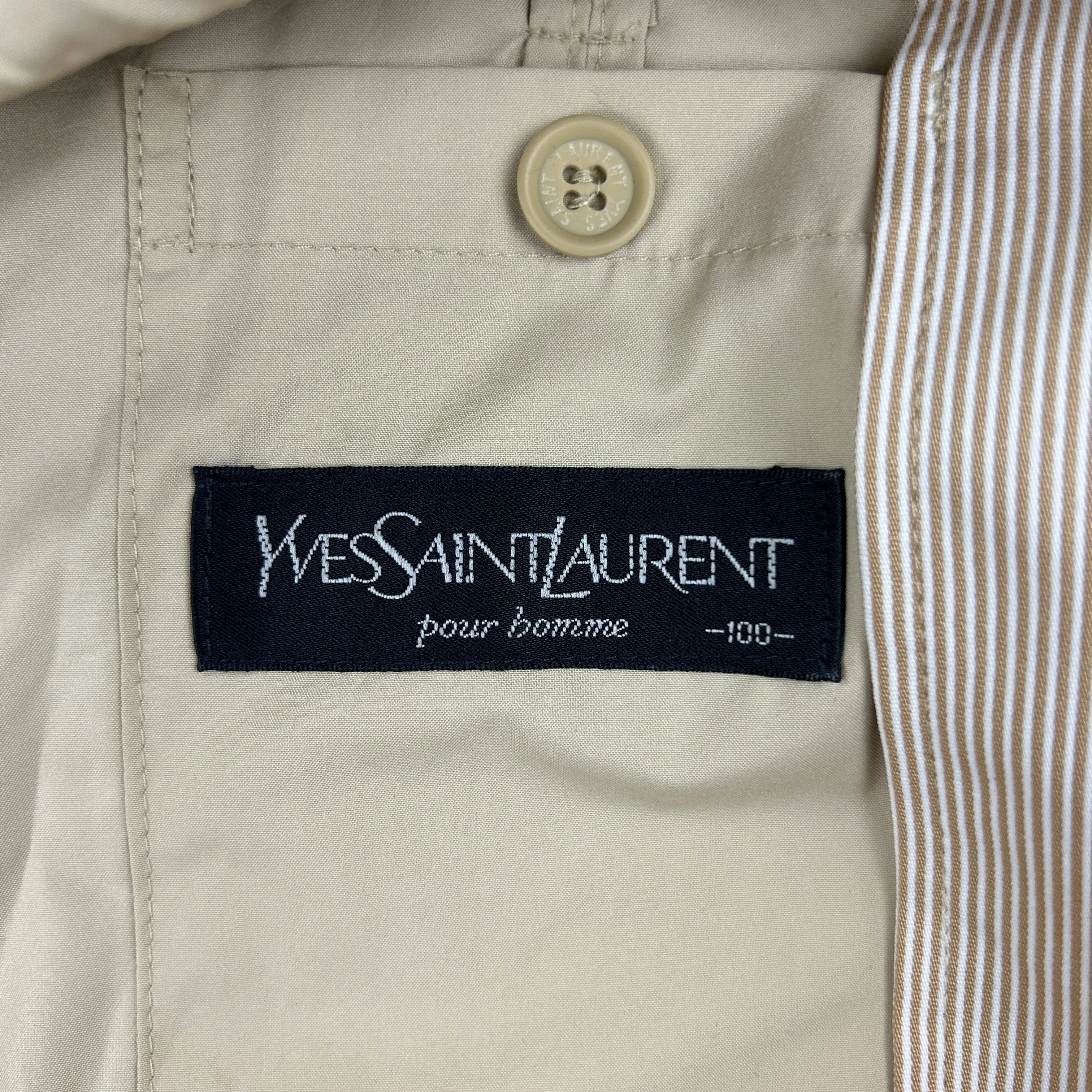 Vintage Yves Saint Laurent Harrington Jacket Size XL