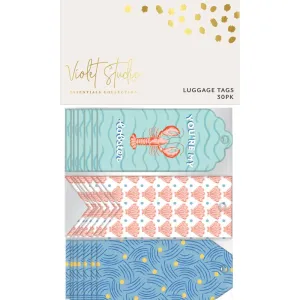 Violet Studio Printed Tags 30/Pkg New Nautical*