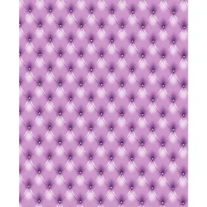 Violet Tufted Printed Backdrop