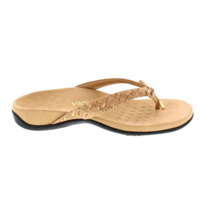 Vionic Rest Bella II Gold Cork Women's Flipflops