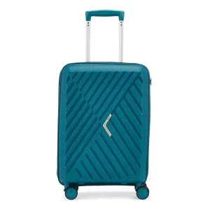 VIP X-Lite 4 Wheel Hard Cabin Luggage Trolley 27x43.5x65cm Medium Blue