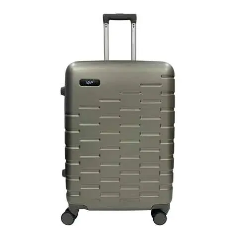 VIP Xion 4 Wheel Hard Casing Cabin Luggage Trolley 33x57x80cm Large Champagne