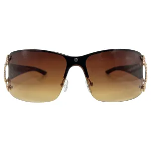 VIPER Shield Y2K Sunglasses With Snake Detail