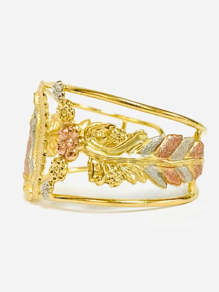 Virgen de Guadalupe Bracelet / Virgen de Guadalupe Bangle Bracelet / Bangle Bracelet / Pulsera de la Virgen de Guadalupe / Regalos Elegantes Para Mujer