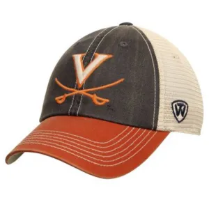 Virginia Cavaliers Top of the World Navy Orange Offroad Adj Snapback Hat Cap