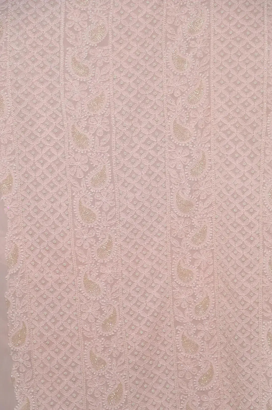 Viscose Length with Dupatta - Peach