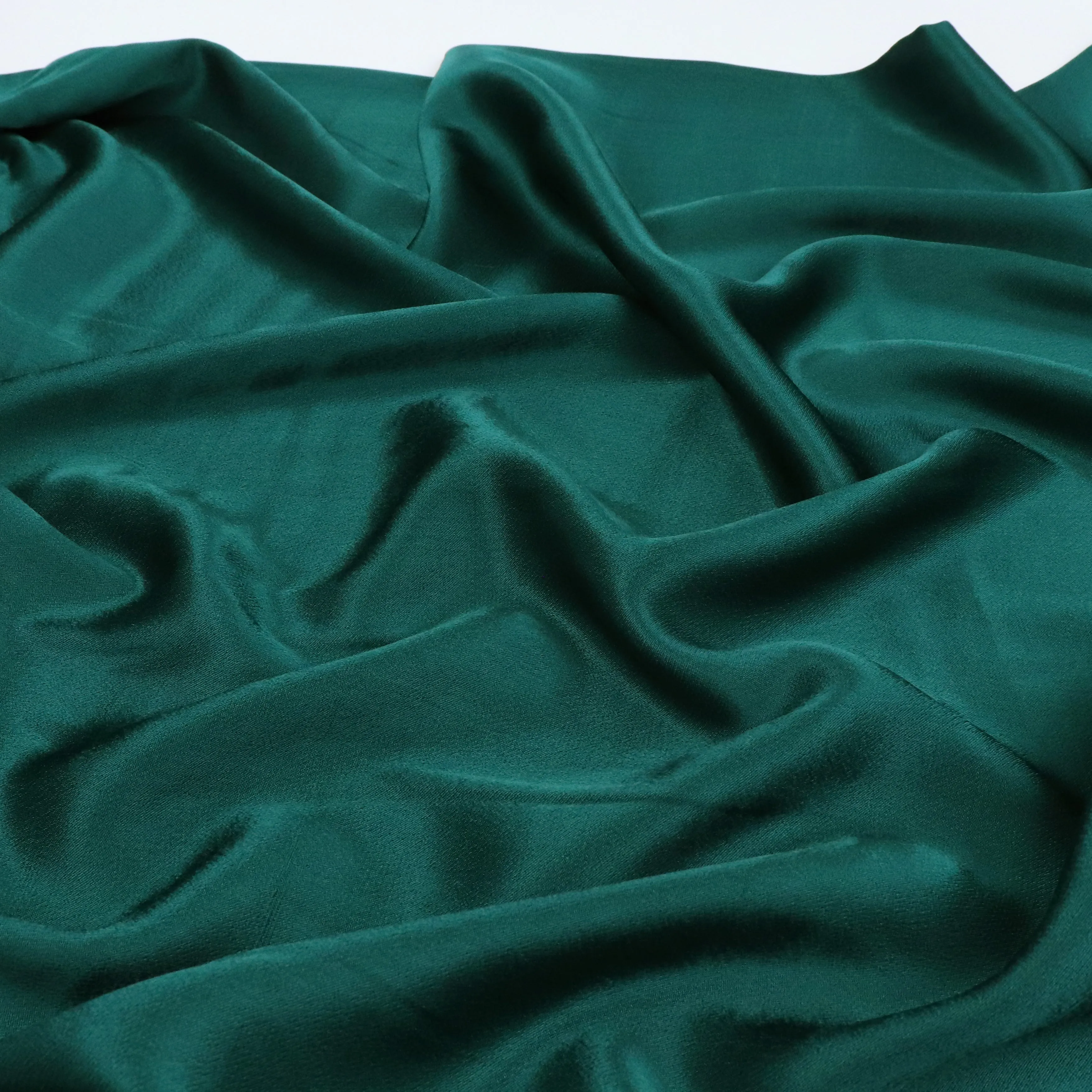 Viscose Satin - Dark Green