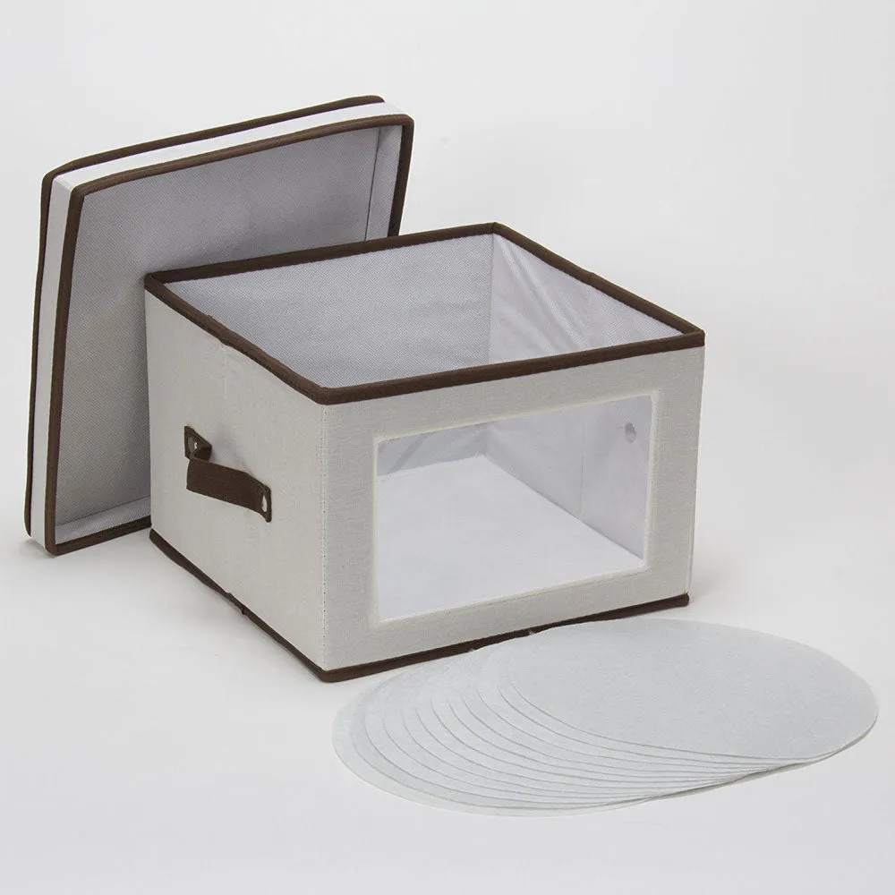 Vision Canvas Dinner Plate Storage Box