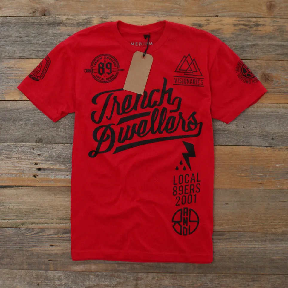 Visionaries Jersey Tee Red