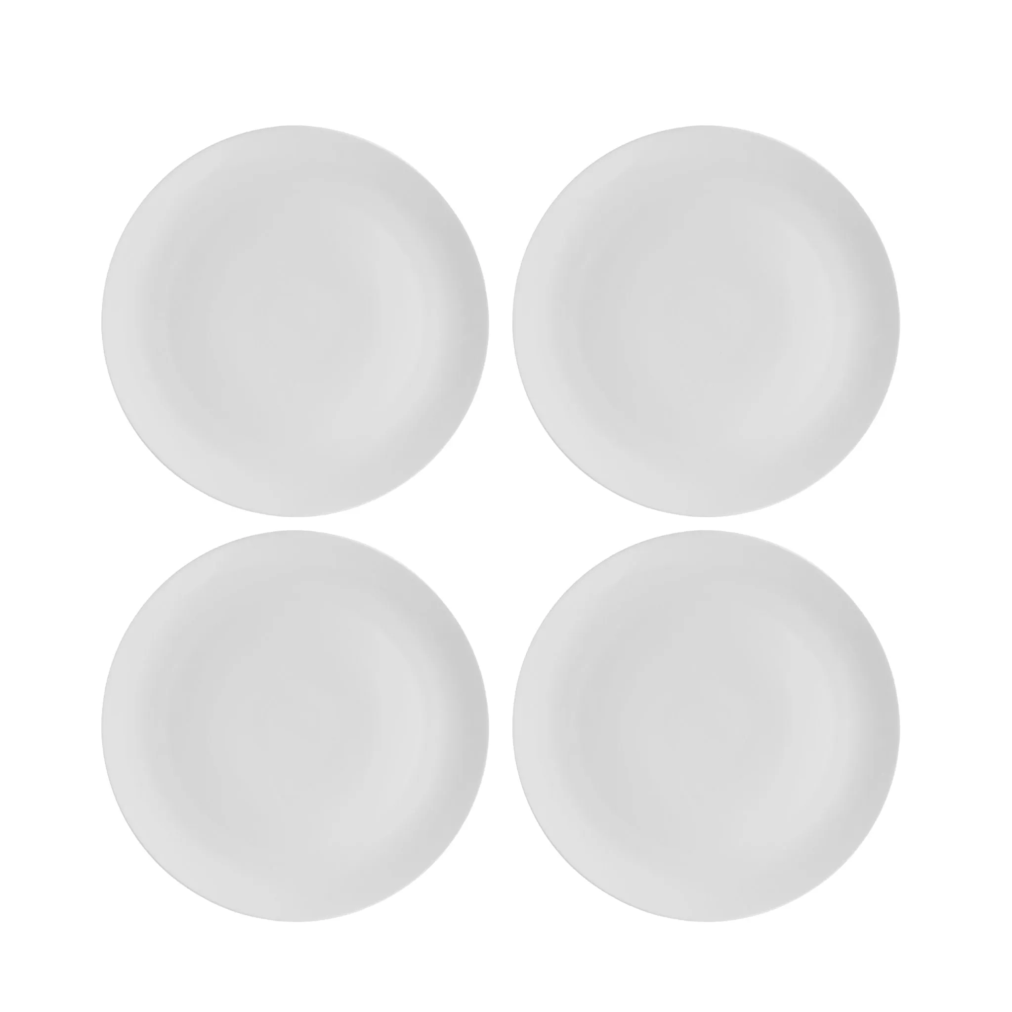 Vista Alegre Broadway White Bread and Butter Plate, Set of 4