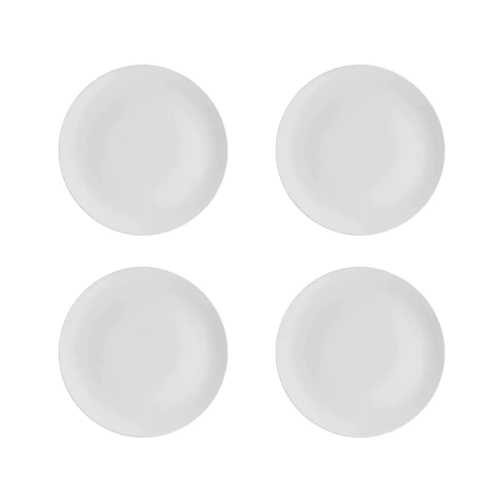 Vista Alegre Broadway White Soup Plate, Set of 4