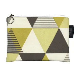 Vita Yellow   Grey Makeup Bag