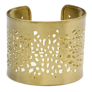 Viti Cuff Bracelet- Goldtone