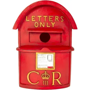 Vivid Arts 24cm Red Letter Box Birdhouse