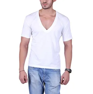 Vivid Bharti Men's Cotton T-Shirt (ri03_White_XX-Large)