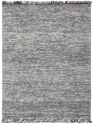 Vivid Modern Gray Hand-Woven Rug 2'x3'