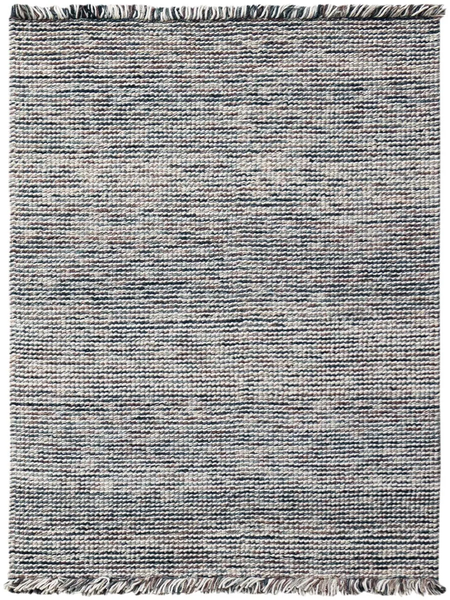 Vivid Modern Gray Hand-Woven Rug 5'x7'6"