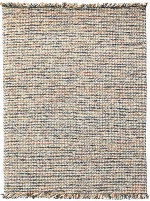 Vivid Modern Orange Hand-Woven Rug 3'x5'