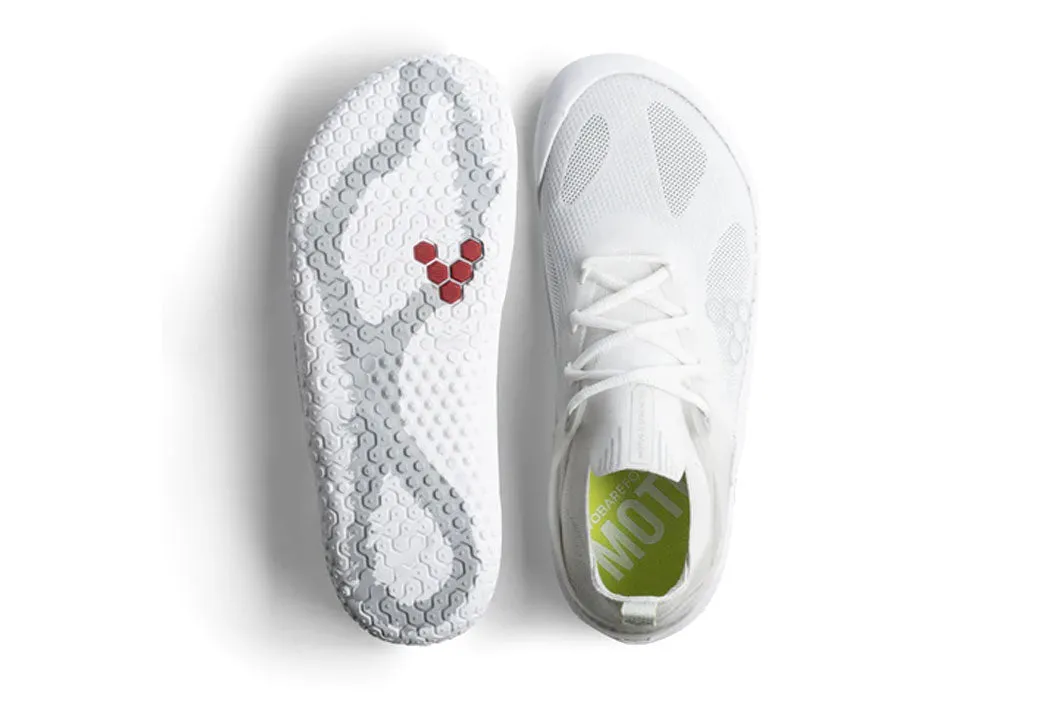 Vivobarefoot Motus Strength (Womens) - Bright White/Grey