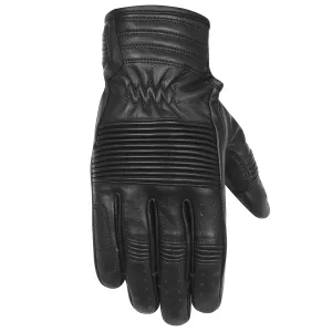 VL420 The Scrapper Men's Premium Mid-Length Leather Motorcycle Gloves