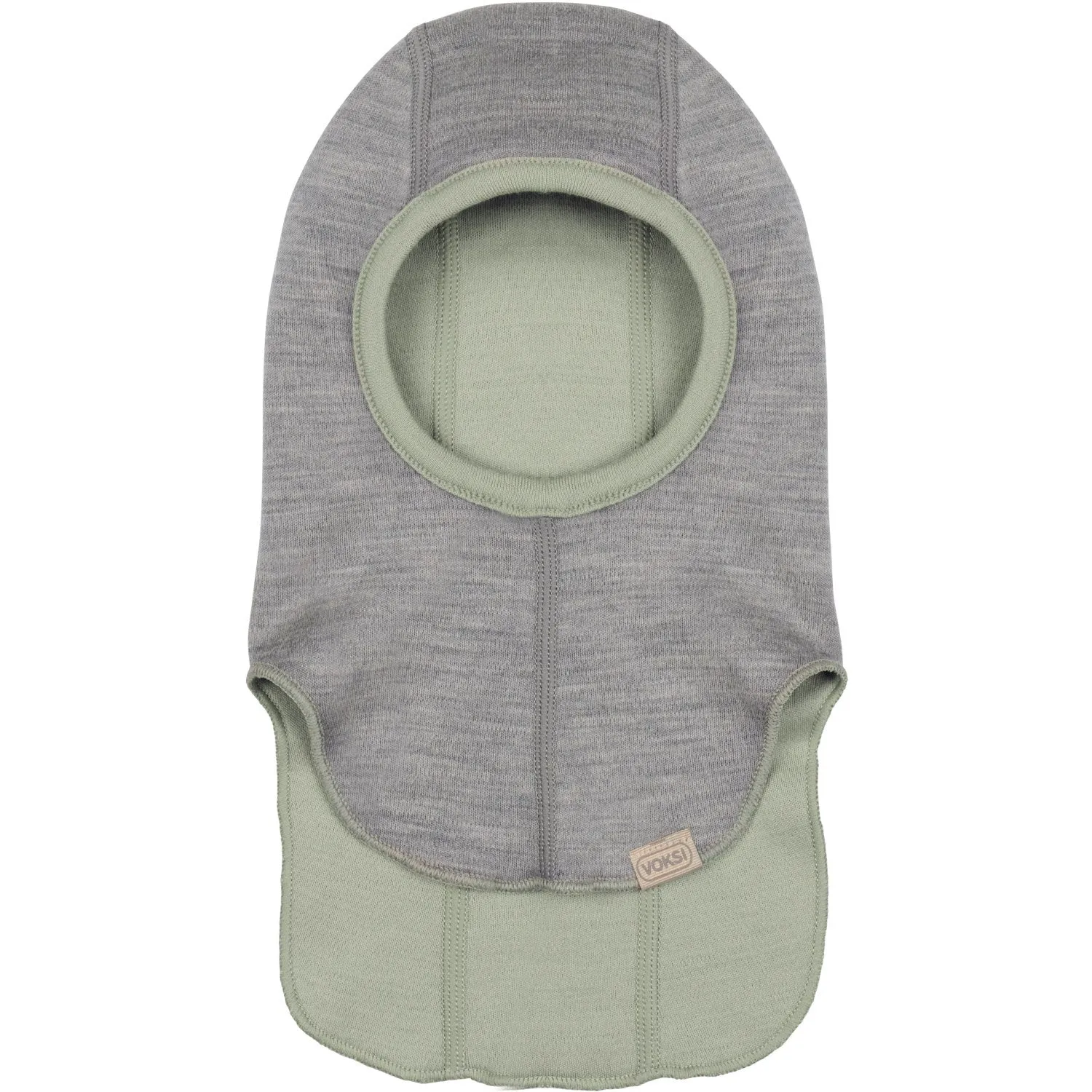 Voksi® Misty Green Wool Balaclava