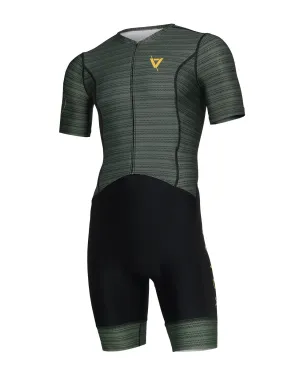 Volare Mens Military Sleeved Aero Tri Suit