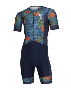 Volare Mens Tropical Sleeved Aero Tri Suit