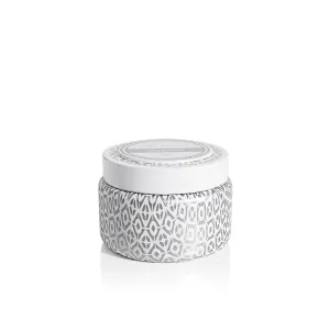 Volcano Tin Candle White