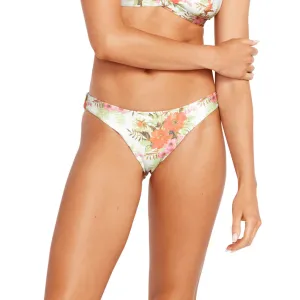 Volcom Womens Desert Blooms Hipster Bikini Bottom - White Combo