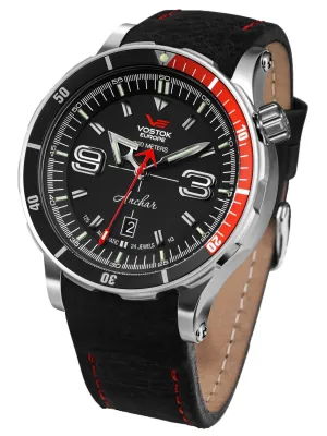 Vostok-Europe ANCHAR Black Automatic Mens Diving Watch NH35-510A587