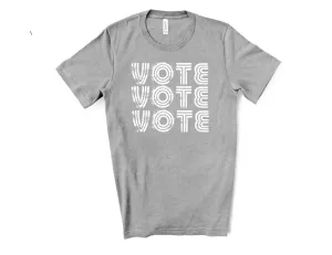 Vote Vintage Style T-Shirt - Athletic Heather