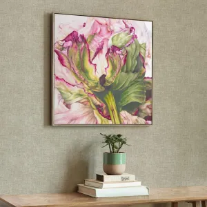 Voyage Maison Marie Burke 70cm Heligan Fuchsia Linen Framed Canvas