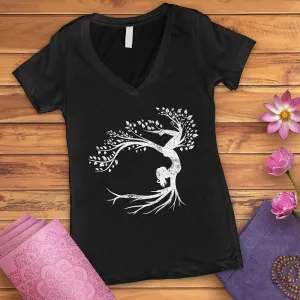 Vrikshasana Zen V-Neck Tee