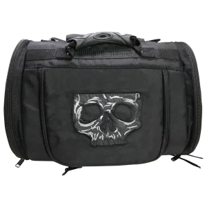 VS381SK Medium Textile Trunk Bag with Skull design