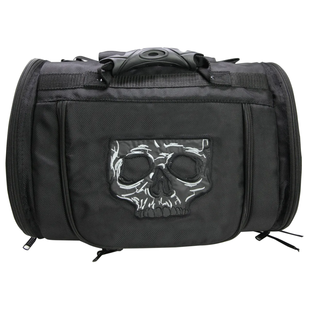 VS381SK Medium Textile Trunk Bag with Skull design