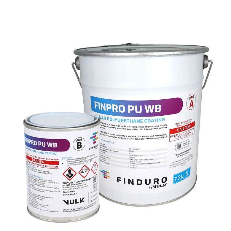 Vulk Finpro PU WB Polyurethane Clear Kit