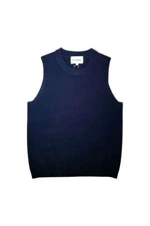 W. Cashmere Dianna Cashmere Tank 182-005R1 | Navy