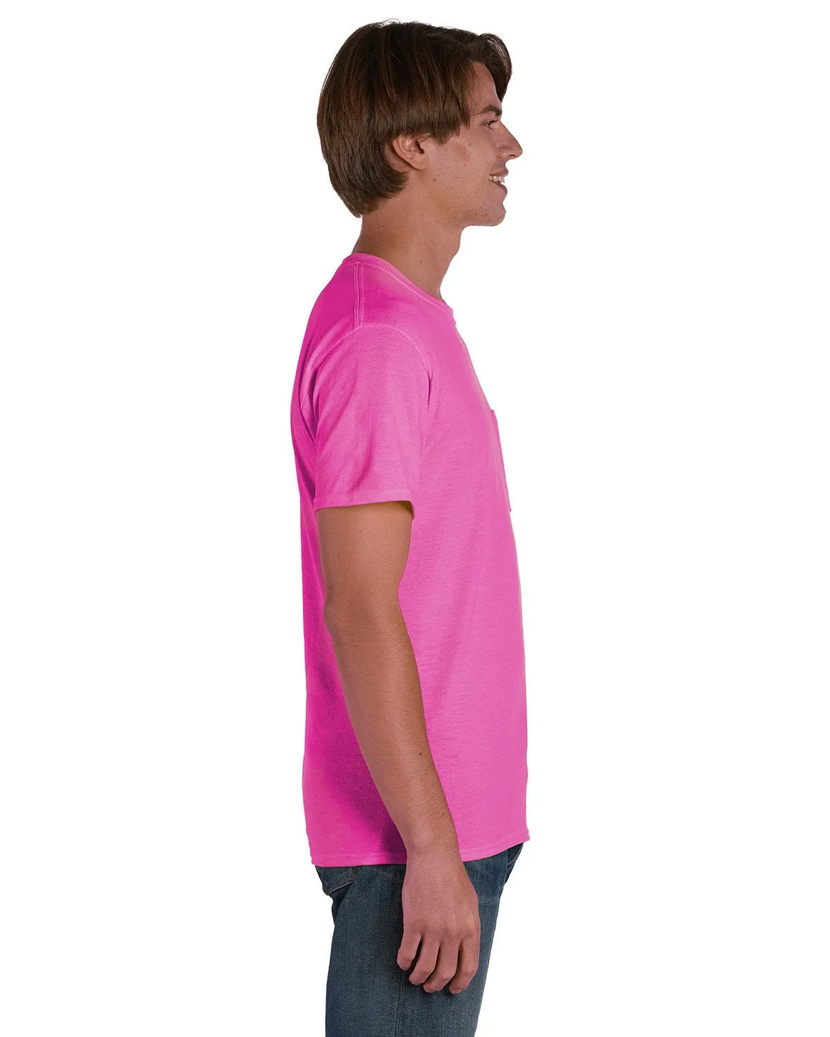 W110-Hanes-SAFETY PINK