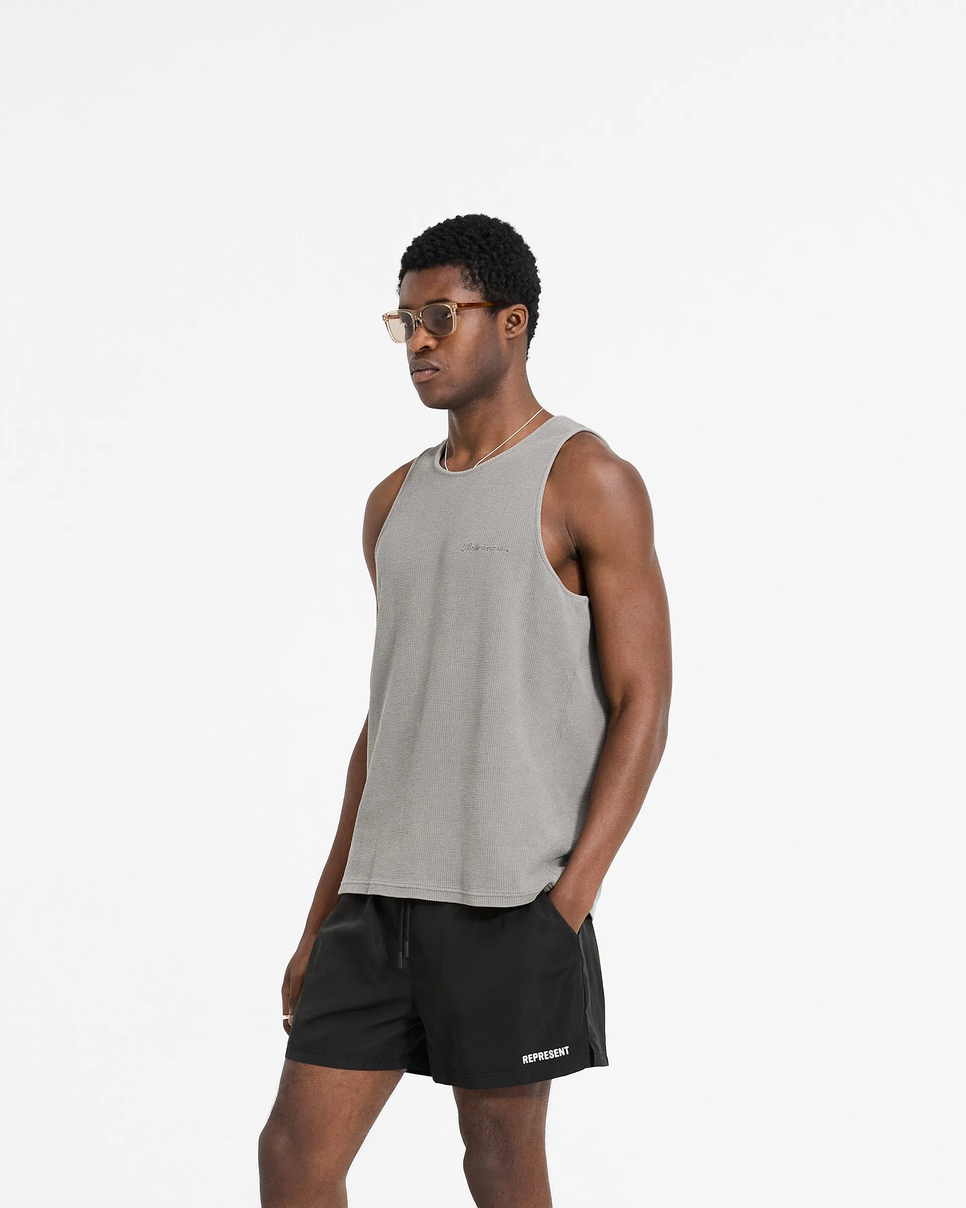 Waffle Vest - Ultimate Grey