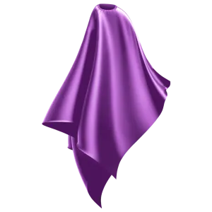 Wahl Polyester Cutting Cape Purple WP3012