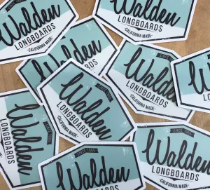 Walden Script Sticker green pack